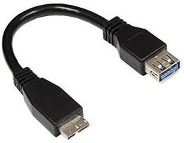 Good Connections Kabelis USB 3.0 OTG (On-the-go), St. Micro B an Bu. A, schw. 0,1