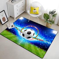 3D futbolo aikštės futbolo kilimas svetainės namų dekoras sofos stalo kilimėlis neslysta kėdės pagalvėlė poilsio kilimėlis Bohemia gobelenas 40x60cm(15x23 in)