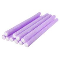 10 vnt. Minkštas putplastis „Bendy Twist“ garbanojimo volelis „pasidaryk pats“ plaukų suktukų lazdelių dizaino kūrimo įrankis purple