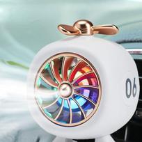 Automobilio oro išleidimo angos Automobilio aromaterapijos papuošalai Ilgai išliekantis kvapas ir dezodoruojantis balzamas Automobilio atmosferos lempos dekoratyviniai papuošalai 8cm×5.5cm×7cm balta