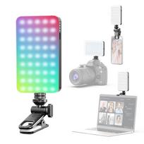 Pocket RGB Fill Light LED Video Light 2500K-9000K Dimmable 10 Scene Lighting Effects Video juoda