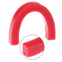 1 vnt. odontologijos laboratorija U formos dantų pagrindo vaško ratlankio protezų liejimo įkandimo blokas okliuzinis ratlankis modelio pagrindo plokštelės vaškas
