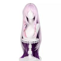 Citlali Cosplay Perukas Žaidimas Rožinis Violetinis Gradientas Ilgas Tiesus Karščiui Atsparus Sintetinis Plaukas Helovino Šventės Perukai + Peruko Kepuraitė One Size