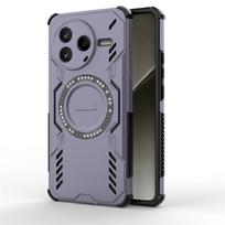 Armor Case For Xiaomi Poco F7 Pro Magnetic Adsorption Wireless Charge Cover For Poco F7 Pro F7 Ultra Case For Poco F7 Pro Case Poco F7 Ultra violetinė