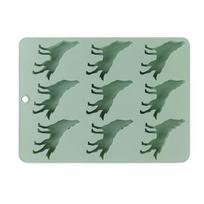 Silicone Ice Cube Tray with Animal Shapes Elephant Wolf Shape Ice Mold Wolf žalia