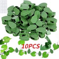 10 vnt. Lapo formos augalų lipimo kabliukai Lipnūs nematomi sodo kabliukai Fiksavimo klipai Atraminiai lipimui Namų pėdsakų priedai 10pcs