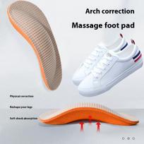 1 pora vyrų ir moterų pėdų hallux valgus varus sportinių vidpadžių batų įdėklų Eva plokščiapėdystės arkos atrama ortopedinės pagalvėlės batams gray