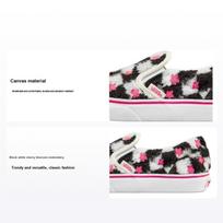 Vans Classic Slip-On Kids Sherpa Floral Checkerboard Kids Sneakers White Paradise-Pink VN0A5KXM8CE 29