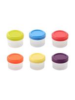 6PC Sauce Cups with Lids Portion Control Hard Wearing Material Compact Size
