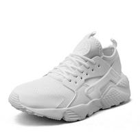 Lengvi tinkliniai bėgimo bateliai Unisex Kvėpuojantys sportiniai kedai MadaAvalynė Vyrai Moterys 36 balta