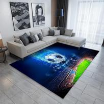 3D futbolo didelis kilimas namų svetainei, miegamajam, sofai, prie durų dekoras, vaikų žaidimų zona, neslystantis grindų kilimėlis 40cm x 60cm