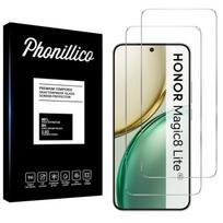 Verre Trempé pour Honor Magic 8 Lite 5G [Pack 2] Film Vitre Protection Ecran Phonillico®