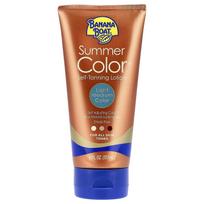 Banana Boat, Summer Color®, Savaiminio įdegio losjonas, Šviesiai vidutinės spalvos, 6 fl oz (177 ml)