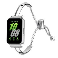 Madingas dirželis Samsung Galaxy Fit 3 moterims metalinis nerūdijančio plieno išmaniojo laikrodžio priedų juosta Galaxy Watch Fit 3 apyrankei Galacy Watch fit3