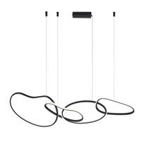 Lampa wisząca LED 60W FONTE PND-22412-S4-BK Italux