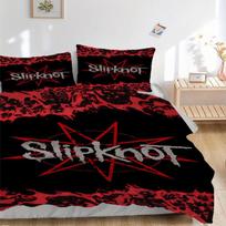 3 vnt. Slipknot grupės prekių antklodžių komplektas - Four Seasons Home Aukštas, skalbiamas mašinoje pledas su užvalkalais pagalvėms (Jokio užpildymo) yy250909053 135x200cm