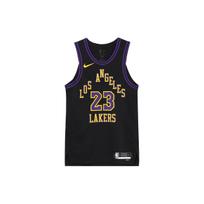 Nike LeBron James Los Angeles Lakers Miesto Edition Didesniems Vaikams Nike NBA Swingman Marškinėliai DX8763-012 S