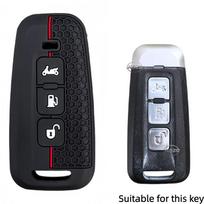 Silicone Motorcycle Key Case for Piaggio Beverly 400 Beverly400 Remote Cover Shell Keychain Fob Accessories juoda