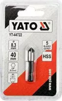 Grąžtas Yato Toya Sa Poland Freza/gąžtas metalui | HSS | Šešiakampis 6,3 mm (1/4 colio) | Ø 8,3 mm (YT-44722)