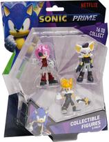SONIC Figūrėlės, 3 vnt., 6,5 cm