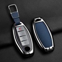 Car Key Case Cover Fob For Nissan Qashqai Juke J10 J11 X-Trail T32 T31 Kicks Tiida Pathfinder Note Infiniti Metal Protect Shell