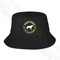 Proud Owner Flat Coated Retriever Dog Canine Pet Baseball Cap Snapback Caps Knitted Bucket Hat (as the picture,Adjustable) black
