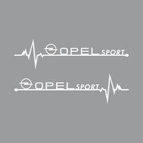 Automobilio šoninio lango atspindintis dekoras Lipdukas Aksesuarai Opel Astra H G J Insignia Mokka Zafira Corsa Vectra C D Antara