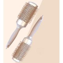 1Pcs Aluminum Tube Curling Comb Professional Hair Salon Multi-Purpose Roller Comb Portable Salon Supplies 26x2.5cm
