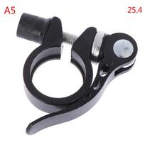 25.4-34.9mm Bike Seat Post Clamp - Aluminum Quick Release Seatpost Collar for Road Bike , Bicycle Seat Pillar Fastener