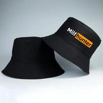 MILF Hunter Reversible Bucket Hat Adult Funny Streetwear Hip Hop Fisherman Cap Man Casual Daily Sun Beach Summer Panama Hats Hat girth 56-58cm