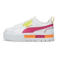 PUMA Mayze City Lights Moteriški žemi krepšinio batai Balti Rožiniai Žali 382741-02 38 white