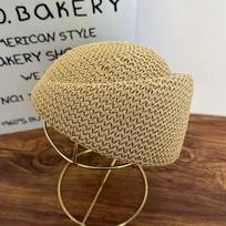 Fedoras Straw Beret Hat Weave Medicine Box Hat Vintage Painter Hat  Cocktail Event