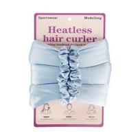 Heatless Curling Headband Silk Hair Curler Hair Scrunchie Without Heat Women Girl Hair Saving Sleep Curler Curling Iron Size fits all dangaus mėlyna spalva