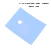 TO-220 Insulation Pads Heatsink Thermal Pad Soft Silicone Sheet Insulation Cloth