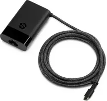 HP USB-C 65W Nešiojamas kompiuteris Charger, Nešiojamas kompiuteris, Indoor, 5,9,12,15,20 V, 65 W, USB Type-C, Juodas