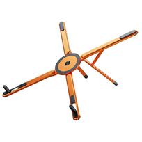 Magnetic Phone Tripod Stand 4-in-1 Foldable Tripod&Handheld Selfie Stick Portable Desk Stand for iPhone iPad Tablet Laptop orange