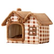 Dog House Indoor Pet Cat Bed for Kitten Puppy Cat Foldable Sleep Kennel
