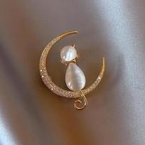 Katės sagė moterims Baroko stiliaus madingi elegantiški segių segtukai Dovanos
