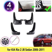 Automobilių purvasaugiai Kia Rio 2006 - 2011 New Pride 4 durų sedanas Purvasargiai Purvasaugiai Purvasaugiai Sparnas 2007 2008 m. 2006-2011