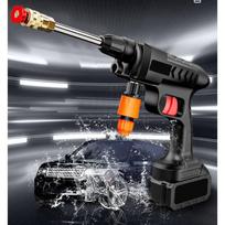 1-30000 mAh aukšto slėgio automobilių plovimo pistoletas Profesionali automobilių plovimo mašina, tinkama automobilių namų sodo valymui EU plug(24VF) juoda