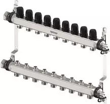 Uponor Vario S kolektorių rinkinys 9 kontūrai x 3/4" Euro