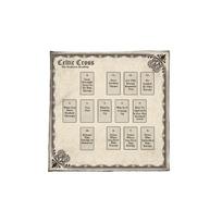Constellations Pattern Astrology Tablecloth Altars Cloth Square Divinations Card Table Cloth Witchcrafts Deck Cloth