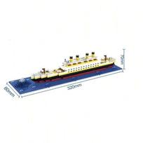 KNEW BUILT 6 Kinds Titanic Model Cruise Ship Building Block for Adult Micro Mini Brick Toy Perfect Gift Entertainment Decoration in bag