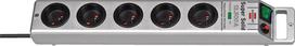 Power strip Brennenstuhl Super-Solid-Line overvoltage 5 sockets 2.5 m silver (1441040000)
