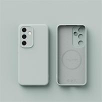 Matinis Originalus Skysto Silikono Minkštas Magnetinis Dėklas Skirtas Samsung A56 16 55 S25 S24 S26 Ultra Plus Skirtas Magsafe Belaidžio Įkrovimo Dangtelis For S24 gray