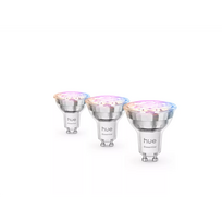 Philips LED lemputė Hue E WCA 345 GU10 3P EU, baltos spalvos, 8 W