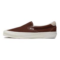 Vans OG Slip-On 59 LX Classic Casual Low-Top Unisex Skate Shoes Brown VN0007QEBRO 36