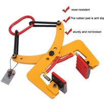Pallet Puller Clamp Stone Carrying Pliers Lifter Sling Ring Stone Clamp 280kg Jaw Opening 8-30cm