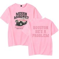 Megan Moroney Merch Houston Rodeo Tshirt Cloud 9 Summer Unisex 2026 Shortsleeved Casual Design Tee S