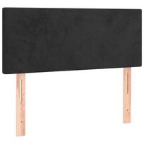 Headboard in Black 80 x 5 x 78 88 cm Velvet